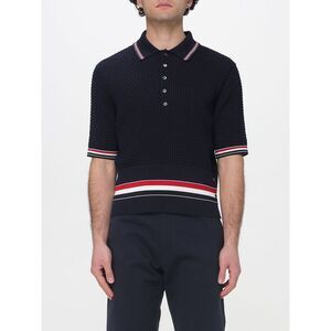 Thom Browne Polo Shirt Men Navy